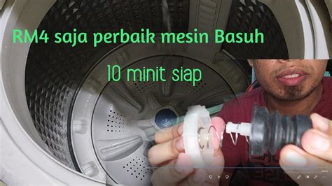 Mengapa mesin cuci terus mengeluarkan air?
